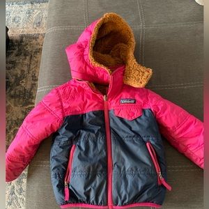 Toddler Girl Patagonia Reversible Coat